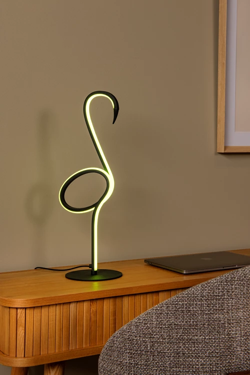 Lucide FLAMINGO - Lampe de table - LED Dim. - Rvb - Multicolor - ambiance 4